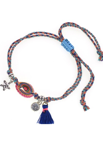 Pembe Wellmore Bohemia Halhal Kadınlar Için El Yapımı Renkli Kabuk Halhal Charm Bilezik Kadın Ayak Takısı (Yurt Dışından) fiyatları