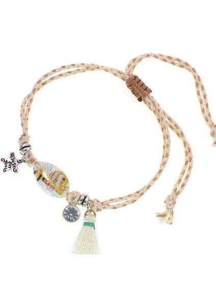 Pembe Wellmore Bohemia Halhal Kadınlar Için El Yapımı Renkli Kabuk Halhal Charm Bilezik Kadın Ayak Takısı (Yurt Dışından) fırsatları