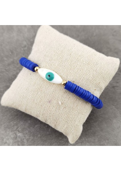 Renkli6 Yaz Için Plaja Git Kadınlar Için Bilezikler Moda Renkli Polimer Kil Boncuk Bilezik Göz Kabuk Bilezikler (Yurt Dışından) modelleri