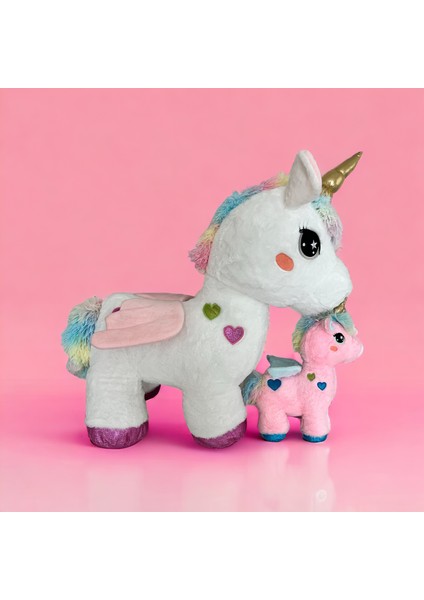 Büyük Boy Sevimli Unicorn 80 cm