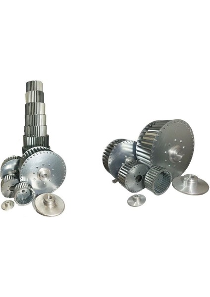 Çap 160 Boy 85 Delik 14 mm Sağ Yön Radyal Fan Pervanesi