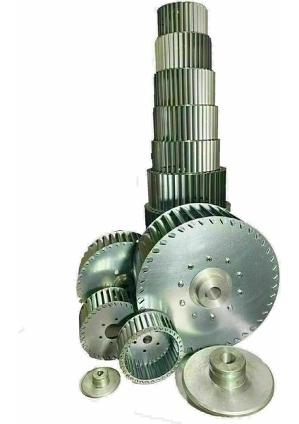 Çap 180 Boy 65 Delik 14 mm Sağ Yön Radyal Fan Pervanesi indirimleri