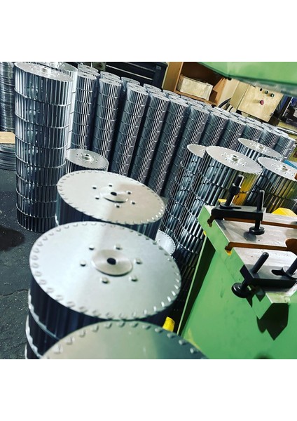 Çap 180 Boy 60 Delik 24 mm Sağ Yön Radyal Fan Pervanesi indirimleri