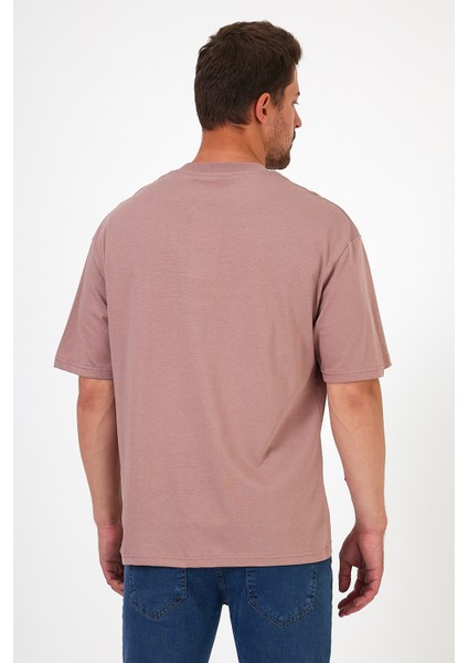 Erkek Bisiklet Yaka Hawaıı Baskılı T-shirt 7021 fırsatları