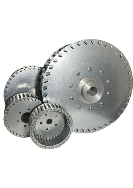 Çap 200 Boy 90 Delik 24 mm Sağ Yön Radyal Fan Pervanesi