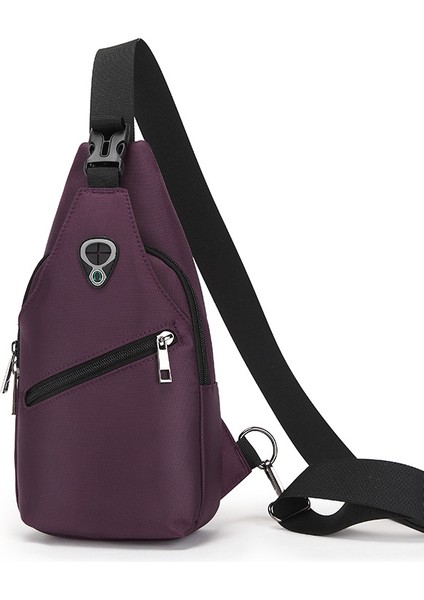 Göğüs Çantası Erkek Çantası Omuz Crossbody Çanta Moda Omuzdan Askili Çanta Erkek Çok Fonksiyonlu Su Geçirmez Oxford Kumaş Erkek Çantası (Yurt Dışından)