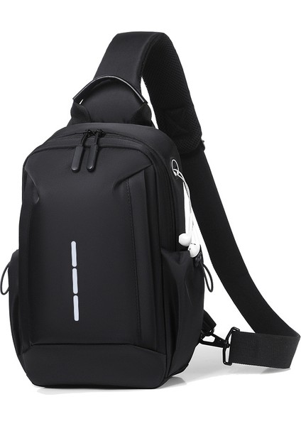 Erkek Göğüs Çantası Su Geçirmez Iş Erkek Sırt Çantası Çok Fonksiyonlu Erkek Oxford Kumaş Sırt Çantası Askılı Çanta Erkekler Için (Yurt Dışından)