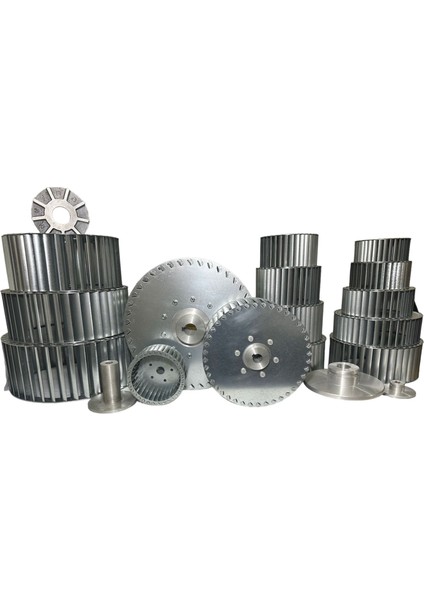 Çap 240 Boy 112 Delik 24 mm Sağ Yön Radyal Fan Pervanesi