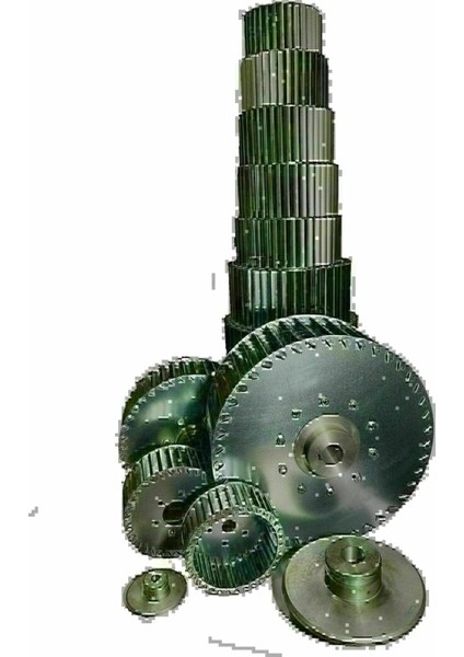 Çap 268 Boy 75 Delik 19 mm Sağ Yön Radyal Fan Pervanesi