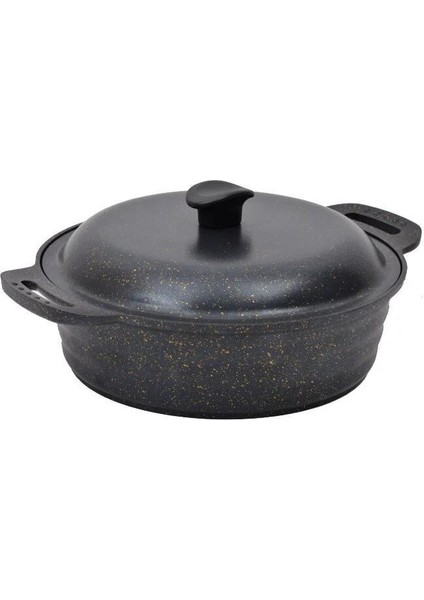 Granit Döküm Kamp Tenceresi 24 cm