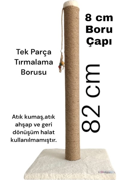 Lena Pet Kedi Tırmalama Tahtası 82CM Ekru (Yurt Dışından)