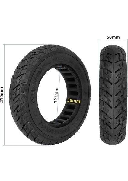 Vsett 9 9+ Zero Scooter Aşınmaya Dayanıklı Delinmeye Dayanıklı Parçalar Siyah Için 8.5 Inç 8.5x2 Off-Road Katı Lastik (Yurt Dışından) modelleri