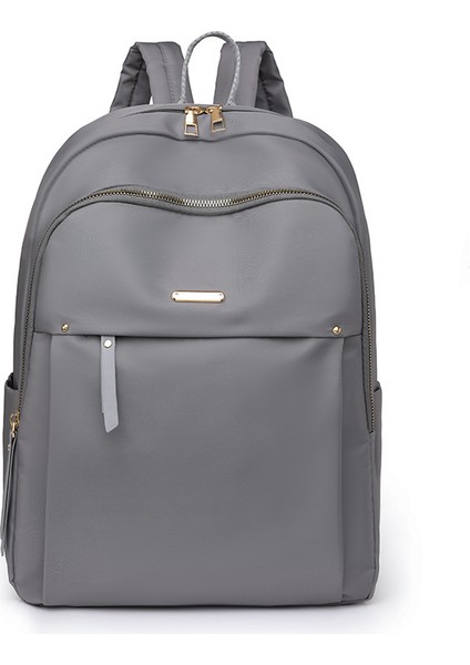 Kadın Sırt Çantası Basit Moda Hafif Sırt Çantası Rahat Düz Renk Açık Seyahat Sırt Çantası (Yurt Dışından)