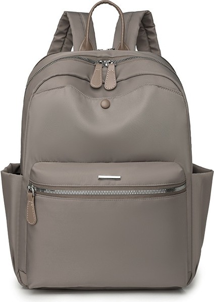 Büyük Kapasiteli Sırt Çantası Kadın Çantası Rahat Moda Okul Çantası Çok Yönlü Seyahat Naylon Kumaş Sırt Çantası (Yurt Dışından)