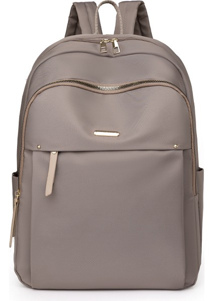 Kadın Sırt Çantası Basit Moda Hafif Sırt Çantası Rahat Düz Renk Açık Seyahat Sırt Çantası (Yurt Dışından)