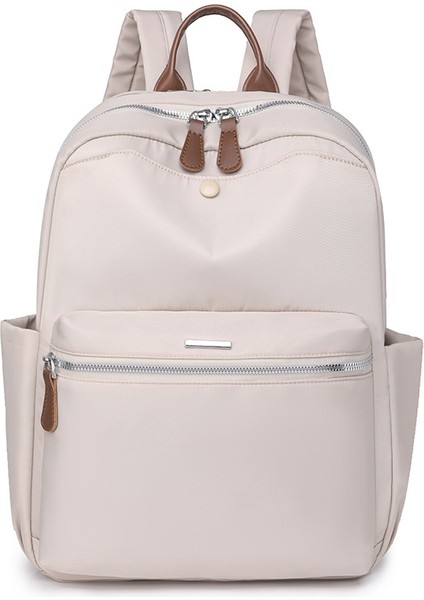 Büyük Kapasiteli Sırt Çantası Kadın Çantası Rahat Moda Okul Çantası Çok Yönlü Seyahat Naylon Kumaş Sırt Çantası (Yurt Dışından)