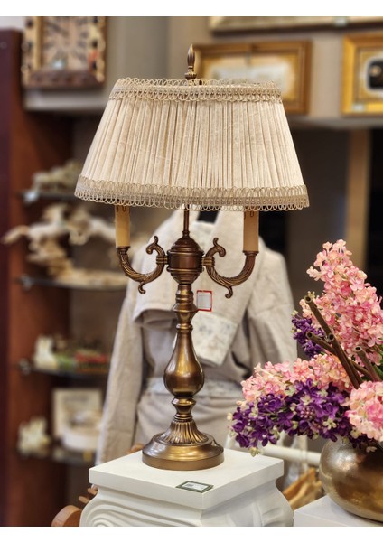 Rosabıancacasa Ottoman Abajur Vizon Başlık 73 x 43 cm