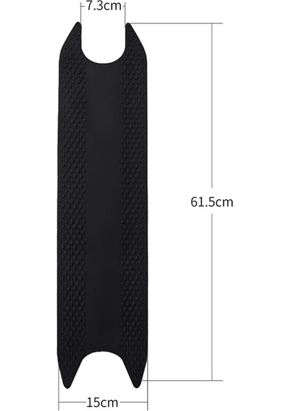 Siyah G30 Elektrikli Scooter Aksesuarları Için Uygun Su Geçirmez Anti-Slip Pedal Silikon Ped Kayma Önleyici Ayak Pedleri (Yurt Dışından)