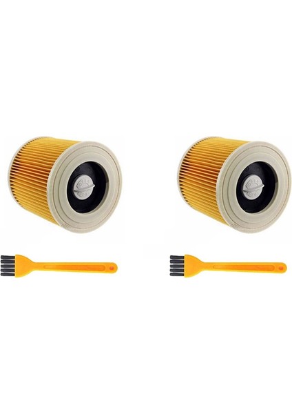 2x Hava Toz Filtresi Değiştirme Karcher WD2250 WD3.200 Mv2 Mv3 Wd3 Elektrikli Süpürgeler Kartuşu Hepa Filtre Parçaları B (Yurt Dışından)