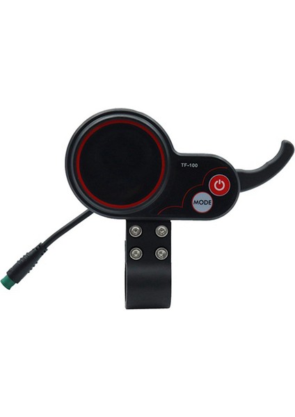 TF-100 LCD Ekran Cihazı, 10 Inç Elektrikli Scooter Bisiklet Modifikasyonu Için Uygundur, 5 Pin (Yurt Dışından) fiyatları
