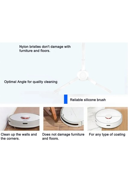 10 Adet Yedek Aksesuarlar M30 Pro C107/ROBOT Vakumlu Paspas 2/3c Vakumlu Yıkanabilir Yan Fırça ile Uyumlu (Yurt Dışından) fiyatları