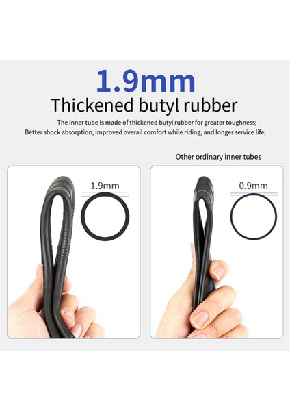 255X80 90/65-6.5 80/65-6.5 Lastikli Scooter Için 90 Derece Yedek Iç Lastik (2'li Paket) (Yurt Dışından)