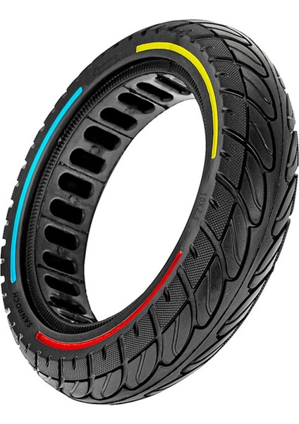 Max G30 Elektrikli Scooter Için 10 Inç Katı Lastik 10X2.5 Kauçuk Tubeless Sönümleme Jant Lastiği (Yurt Dışından)