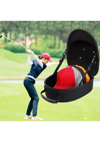 Açık Seyahat Koruyucu Şapka Kılıfı Kutusu Beyzbol Şapkası Saklama Çantası (Yurt Dışından) modelleri