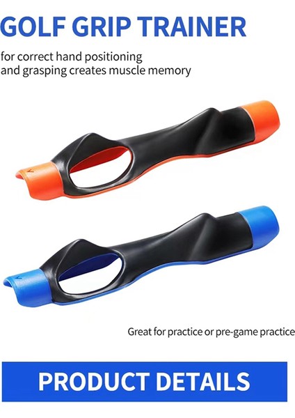 Golf Kavrama Eğitim Yardımı Salıncak Atıcı Sapları Seti Sağ Golfçü Düzeltici (Mavi) (Yurt Dışından) fırsatları