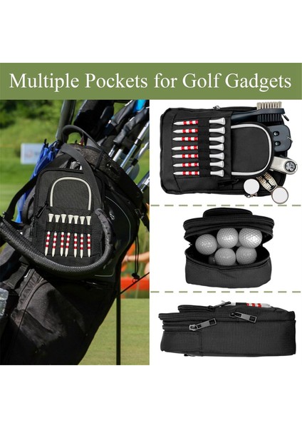 Golf Topu Çantası Kesesi, Golf Taşınabilir Organizatör, Gadget'lar Için Aksesuar Kesesi, Toplar, Tees, Market Gibi (Yurt Dışından) modelleri