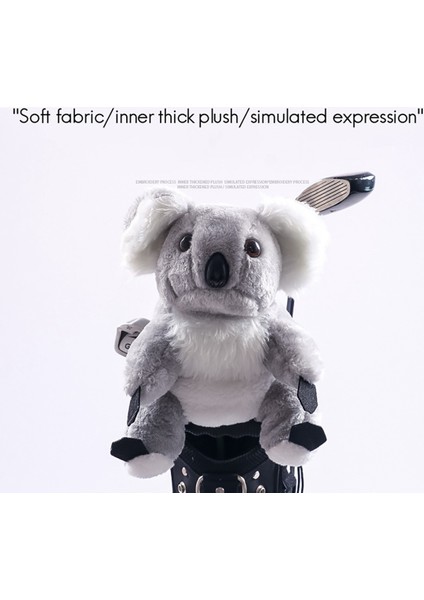 Golf Kulübü Kafa Kapakları Peluş Oyuncaklar Başörtüsü Hayvan Tembellik Golf Sürücüsü Kafa Kapak Aksesuarı (Yurt Dışından) modelleri