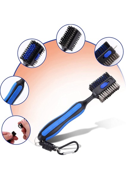 Golf Kulübü Fırça ve Oluk Temizleyici, Kauçuk Plastik El Saplı Ergonomik Tasarım, Golf Temizleyici, Kırmızı (Yurt Dışından) fiyatları