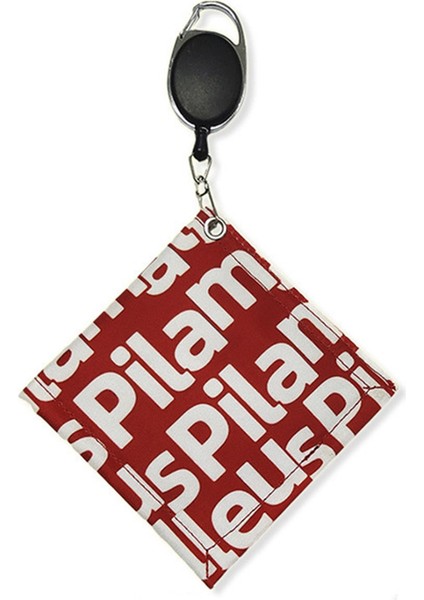 Golf Topları Karabina Kancalı Temizleme Havlusu Arabası Spor Su Emme Için Silme Bezi Temizleyici Kırmızı (Yurt Dışından)