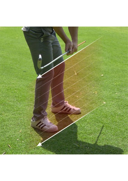 Golf Salıncak Antrenörü Sopa Kesme Göstergesi Aktivite Tokası Ufalama Yardımcı Eğitim Hareket Düzeltme (Yurt Dışından) modelleri