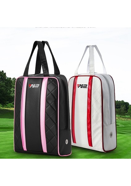 Ayakkabı Çantası Su Geçirmez Açık Golf Çantaları Erkek Kadın Pu Deri Spor Çanta B (Yurt Dışından) modelleri