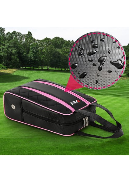 Ayakkabı Çantası Su Geçirmez Açık Golf Çantaları Erkek Kadın Pu Deri Spor Çanta B (Yurt Dışından) fırsatları