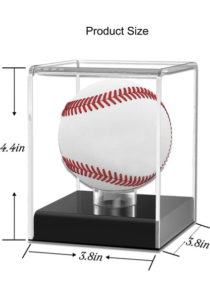 Beyzbol Vitrin, Imzalı Beyzbol Için Akrilik Uv Korumalı Akrilik Kare, (Yurt Dışından) fırsatları