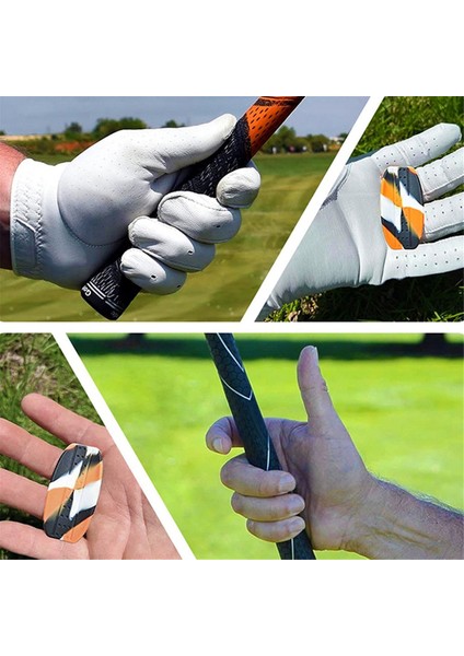 Golf Parmak Bandı Anti Slip Golf Kavrama Sürtünme Çıkartmaları Geliştirilmiş Kavrama Eğitimi Kayma Olmayan Kavrama Gücü Yardım Golf Eldiven (Yurt Dışından)