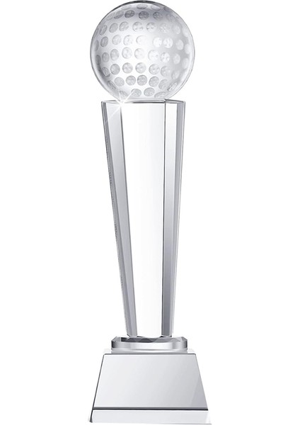 Yetişkinler Çocuklar Için 9x2.8 Inç Kristal Cam Golf Kupası Turnuva Masa Masaüstü Dekor (Yurt Dışından) indirimleri