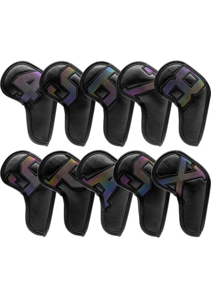 10 Adet Golf Demir Kulübü Başkanı Koruyucu Malzemeleri Hediye Kapakları (Yurt Dışından)