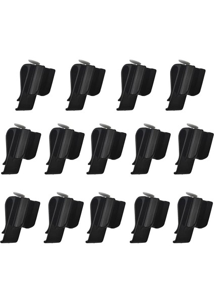 20 Adet Golf Kulübü Depolama Klip Plastik Atıcı Organizatör Topu Golfçüler Için Kulüpleri Korumak Aksesuarları Siyah (Yurt Dışından)