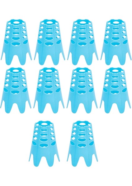 10 Adet Golf Mat Tees, Golf Simülatörü Tees, Sürüş Poligonu Için Uygulama Tees, Ev Eğitimi, Mavi L (Yurt Dışından)
