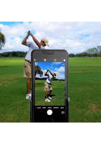 Golf Kulübü Cep Telefonu Tutucu 360 Dönen Top Eylem Kayıt Duruş Düzeltme Canlı Yayın Tutucu (Yurt Dışından) fırsatları
