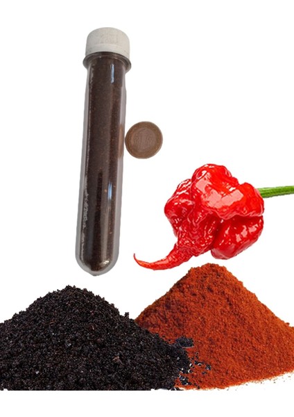 Tohumcu Kikizade 15 Gram Dünyanın En Acı Biberi Carolina Reaper ve Isot Biberi Sentezi Toz Biber Orginal