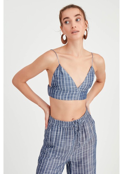 Ip Askılı Çizgili Büstiyer fiyatları