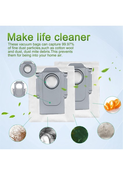 Roborock Q5 Pro Q5 Pro+ Q8 Max Q8 Max+ Vakum Yedek Ana Yan Fırça Hepa Filtre Paspas Pedi Için 19 Adet Aksesuar Seti (Yurt Dışından)