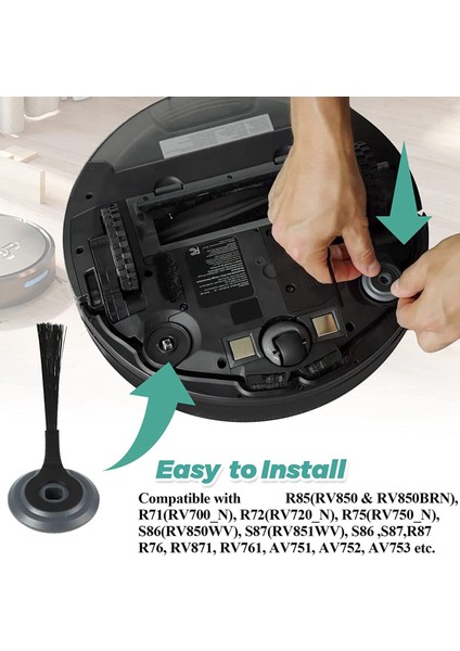Shark Ion Robot By - R85 RV850 R71(RV700 N) Elektrikli Süpürgeler Için Yan Fırçalar (Yurt Dışından) fırsatları