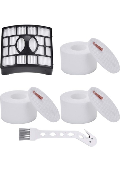 Shark NV680UKT Filtreler, 3 Köpük Filtre ve 1 Hepa Filtre Için Akıllı Anlaşma (Yurt Dışından)