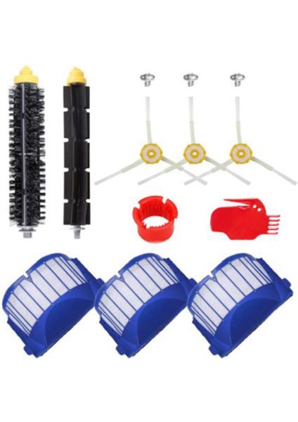 Irobot Roomba 600 Serisi Temizleyici Için Filtreler ve Kıl Fırçalar ve Fırçalar (Yurt Dışından)