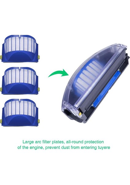 Irobot Roomba 600 Serisi Temizleyici Için Filtreler ve Kıl Fırçalar ve Fırçalar (Yurt Dışından) fırsatları